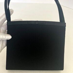 Vintage Kenneth Cole Structured  Black Handbag Circa 1990